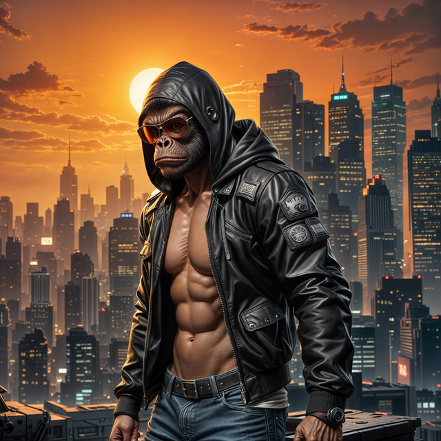 Free Ai Generated Gorilla illustration and picture