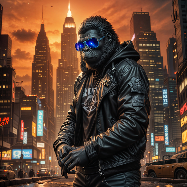 Free Ai Generated Gorilla illustration and picture