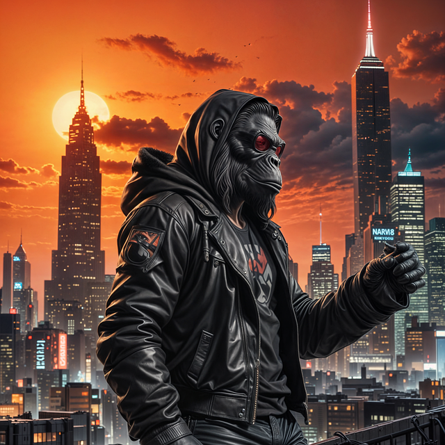 Free Ai Generated Gorilla illustration and picture
