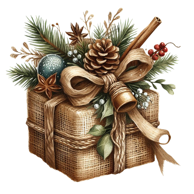Free ai generated gift christmas illustration