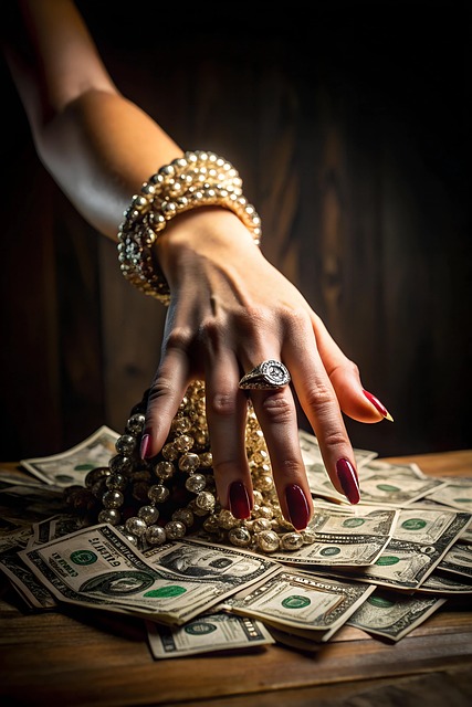 Free ai generated money greedy illustration