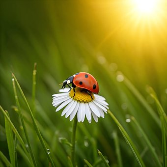 Free Ai Generated Ladybug illustration and picture
