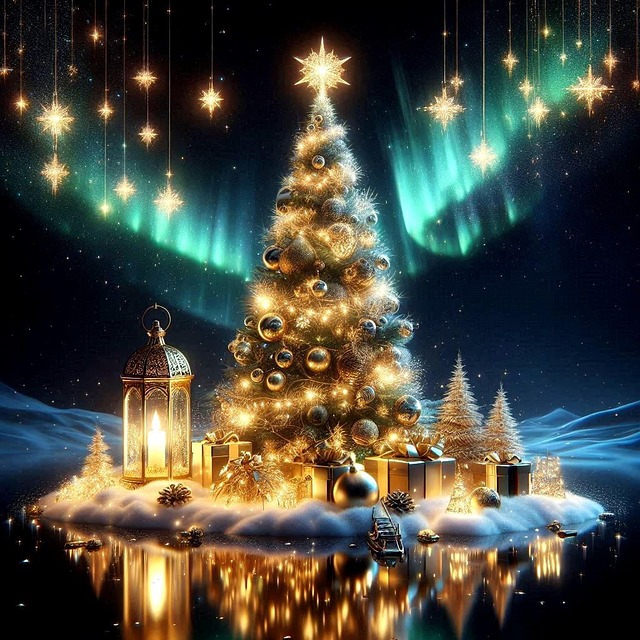 Free christmas holidays decoration illustration