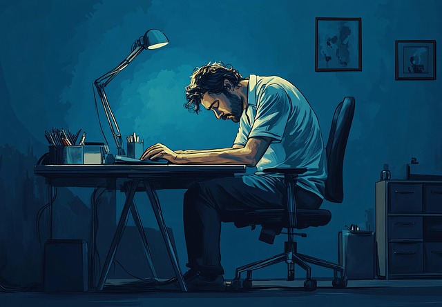 Free ai generated office worker illustration