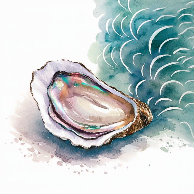 Free ai generated mussel shellfish illustration