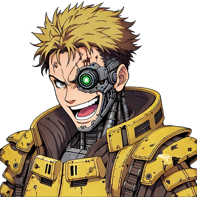 Free ai generated borg anime illustration