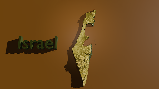 Karte, Israel Karte, Weltkarte