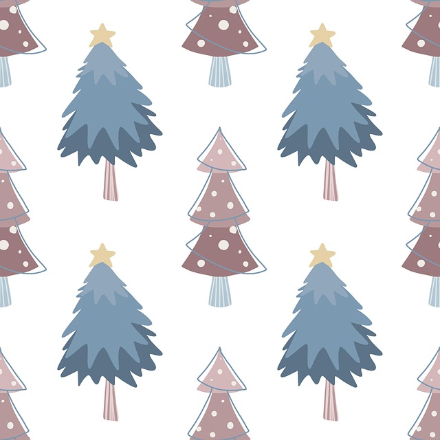 Free trees christmas christmas tree illustration