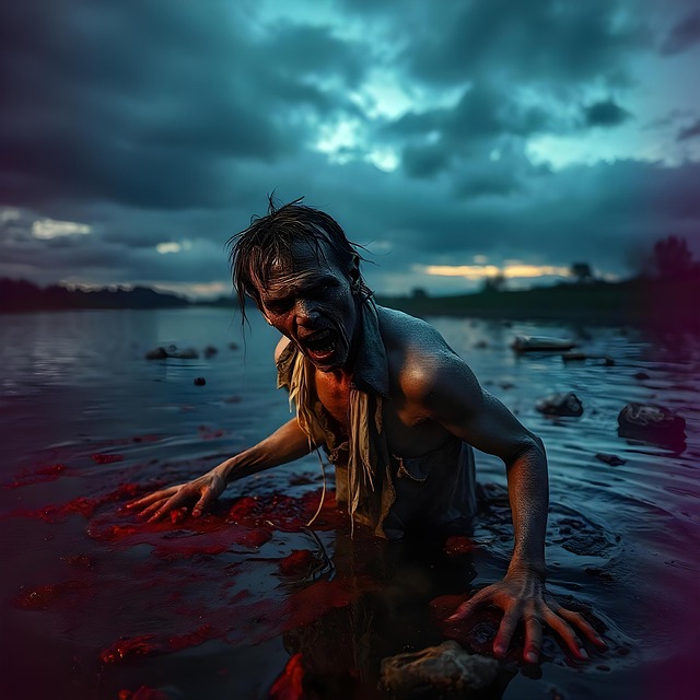 Free ai generated zombie monster illustration