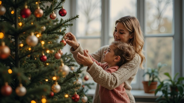 Free ai generated christmas decoration illustration