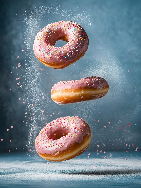 Free ai generated donuts food illustration