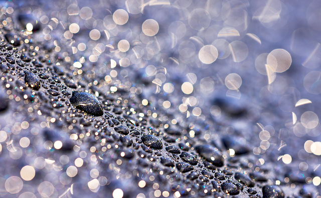 Free raindrops water window illustration