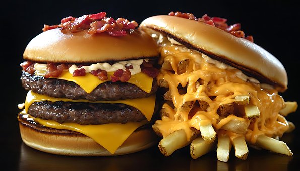 Free Burger Cheese illustration and picture
