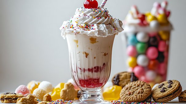 Free Milkshake Dessert illustration and picture