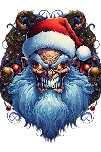 Free Santa Evil illustration and picture