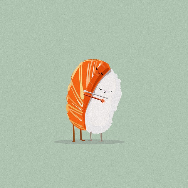Free sushi food restaurant illustration
