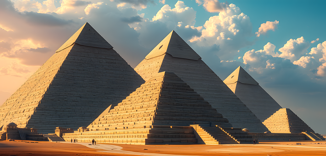 Free pyramid tourism egypt illustration