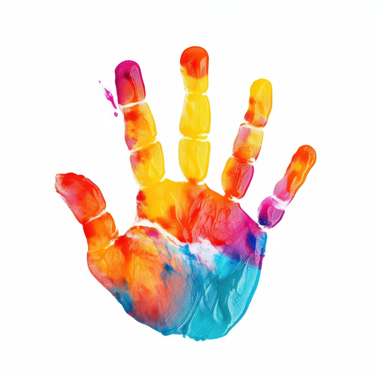 Download Hand, Print, Colorful. Royalty-Free Stock Illustration Image ...