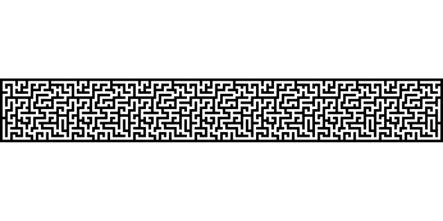 Free maze labyrinth pattern vector
