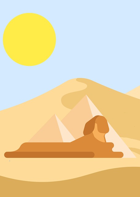 Free sphynx egypt sculpture illustration
