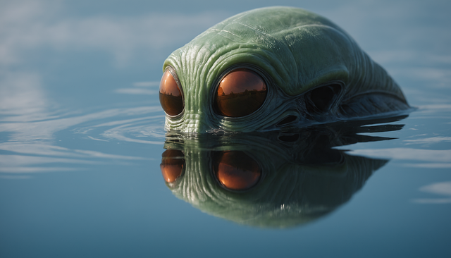 Download free HD stock image of Alien Sci-Fi Free alien sci-fi water illustration