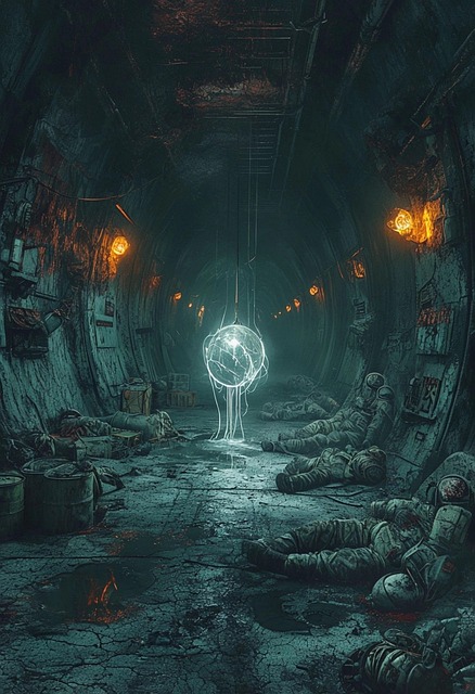 Free anomaly bunker underground illustration