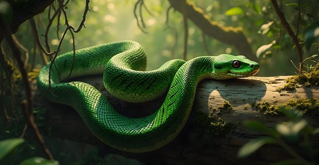 Download Green, Python, Snake. Royalty-Free Stock Illustration Image ...
