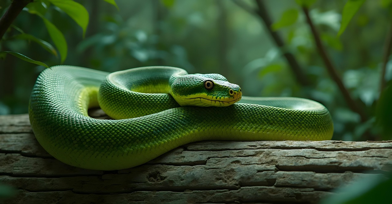 Download Green, Python, Snake. Royalty-Free Stock Illustration Image ...