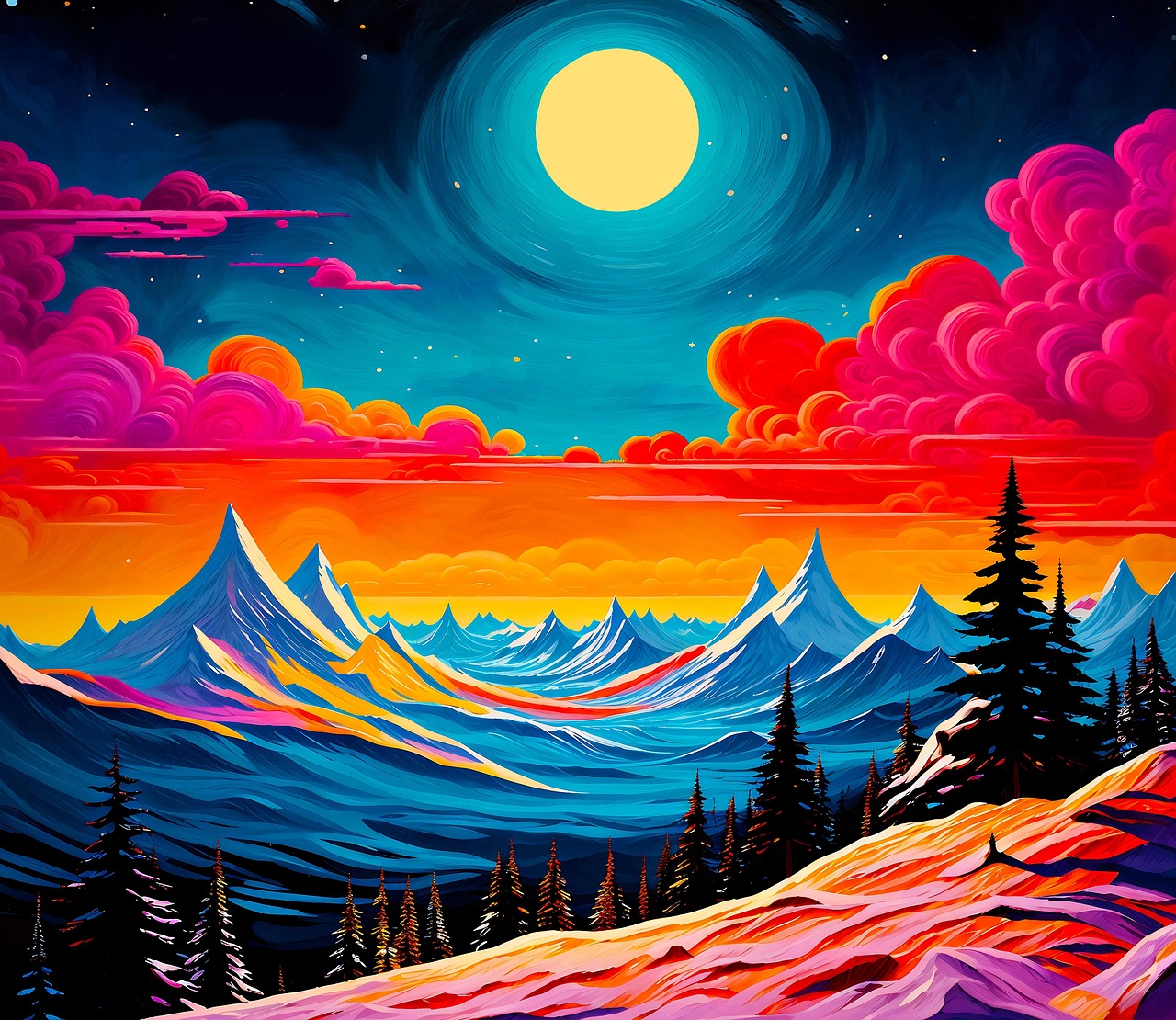 Download free HD stock image of Colorful Dreamy Free colorful dreamy gradient illustration
