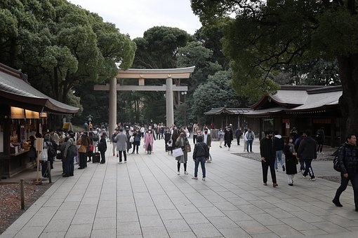 Japonia, Tokio, Świątynia, Religia