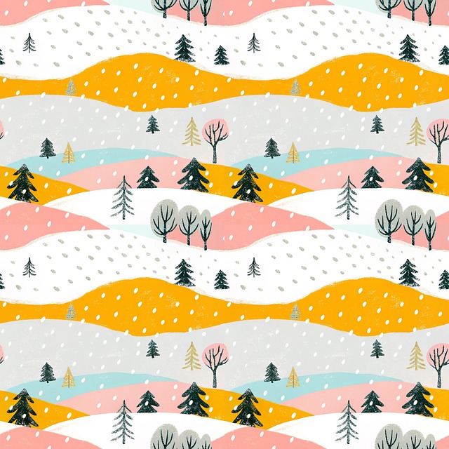 Winterlandschaft, Muster