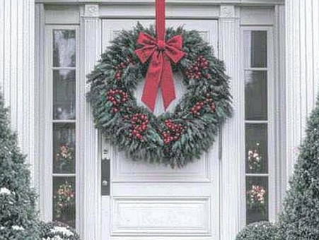 Christmas Wreath, Krans, Ferie