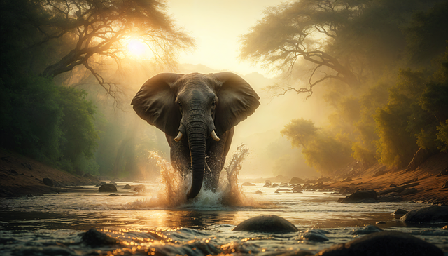 Free wallpaper nature animals illustration