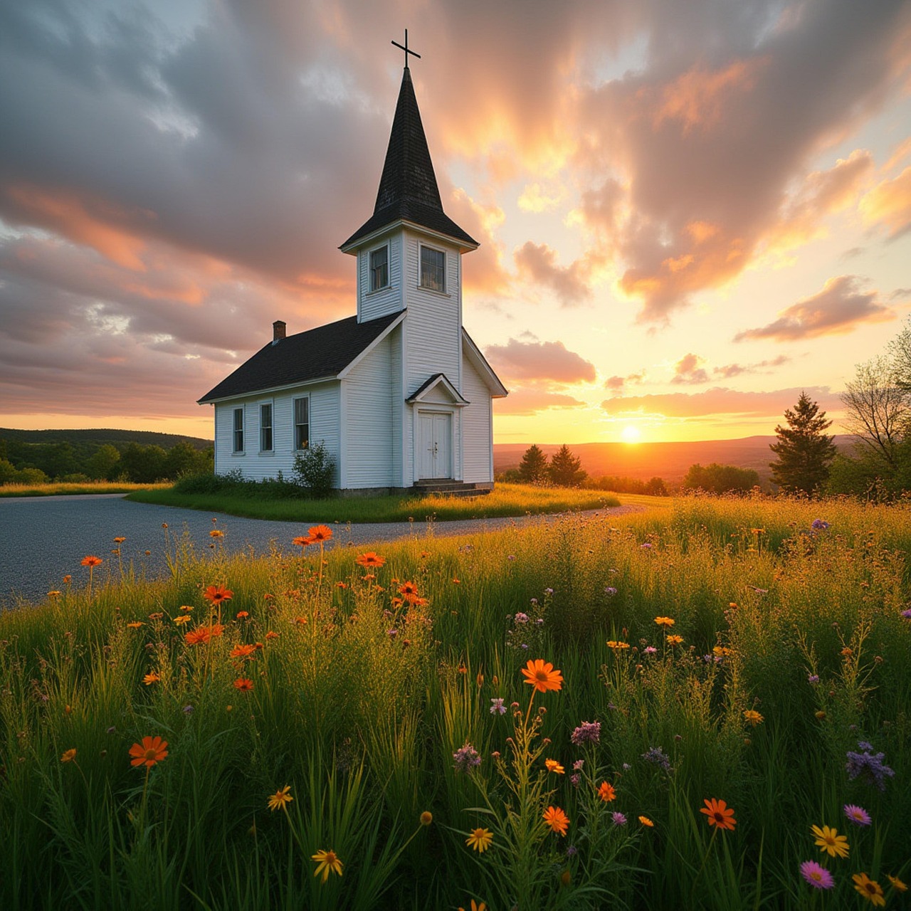 Download Church, Country, Rural. Royalty-Free Stock Illustration Image ...