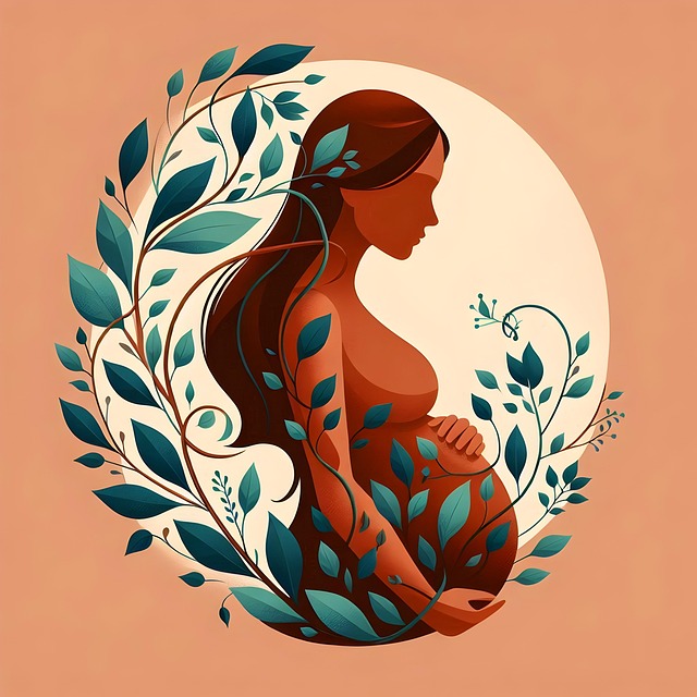 Free pregnant pregnancy mom illustration