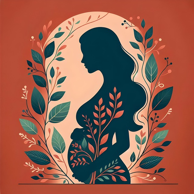 Free pregnant pregnancy mom illustration