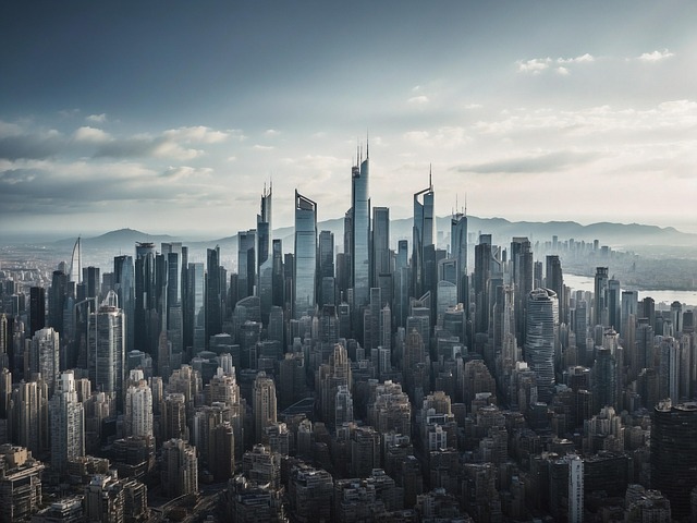 Free ai generated city cityscape illustration