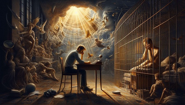 Free ai generated dream allegorical illustration