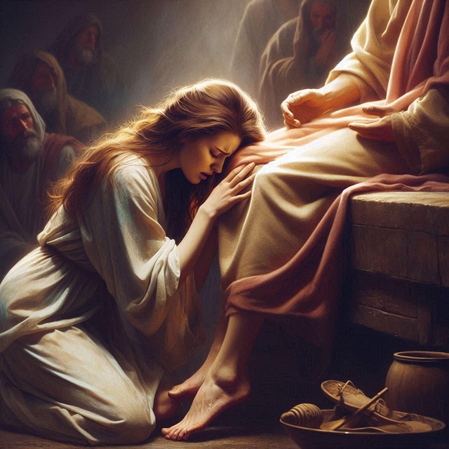 Free ai generated mary magdalene magdalene illustration
