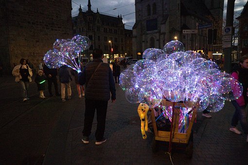 Lichterfest In Halle An Der Saale