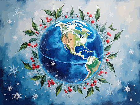 Ai Generiert, Erde, Weihnachten