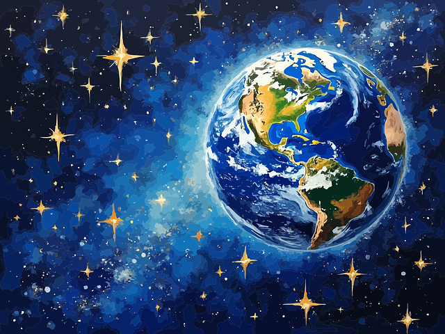 Free earth christmas background vacation planet view earth imagination festive illustration