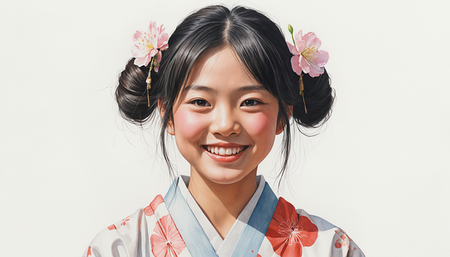 Free girl portrait fashion illustration