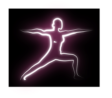 Free Yoga Warrior vector and picture