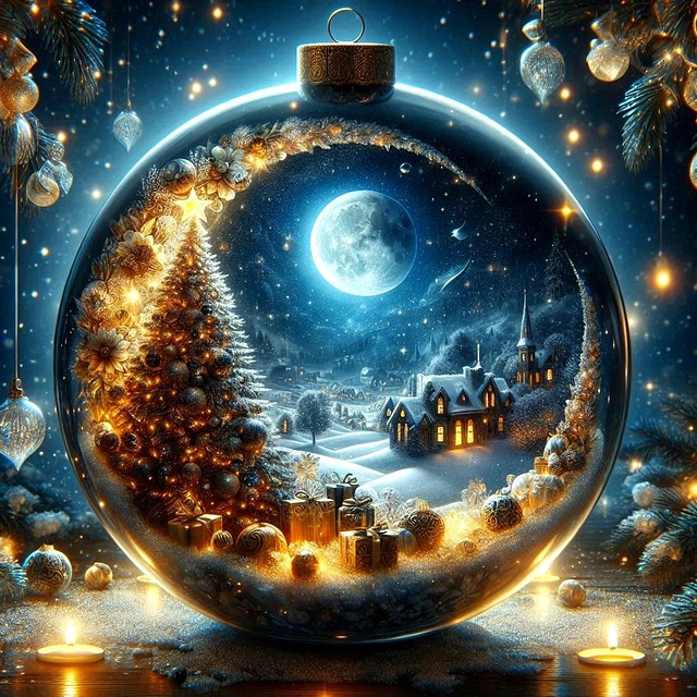 Weihnachten, Urlaub, Kugel, Glaskugel