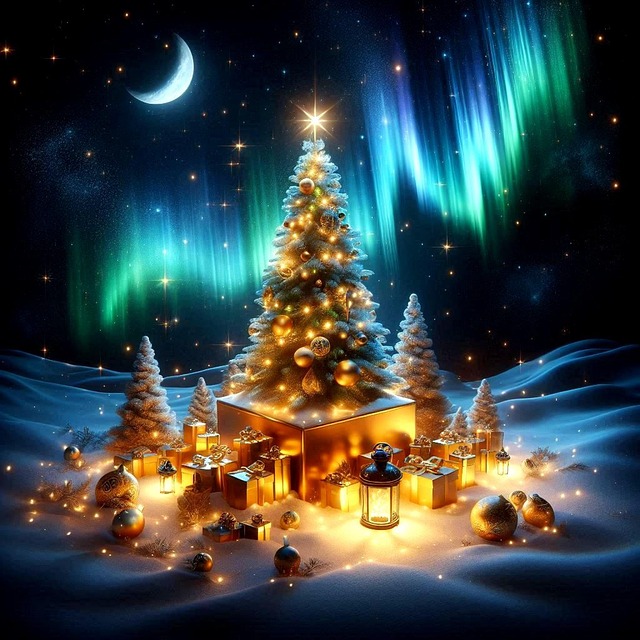 Free christmas holidays decoration illustration