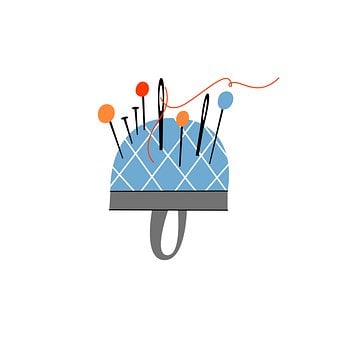 Free Pincushion Tailoring vector and picture