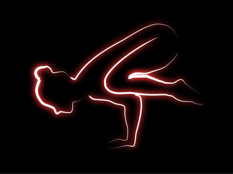 Free Yoga Neon vector and picture
