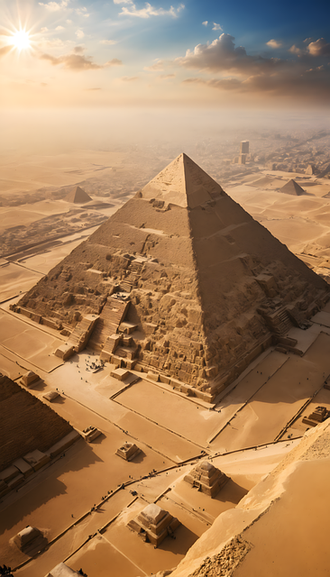 Free pyramids nature desert illustration