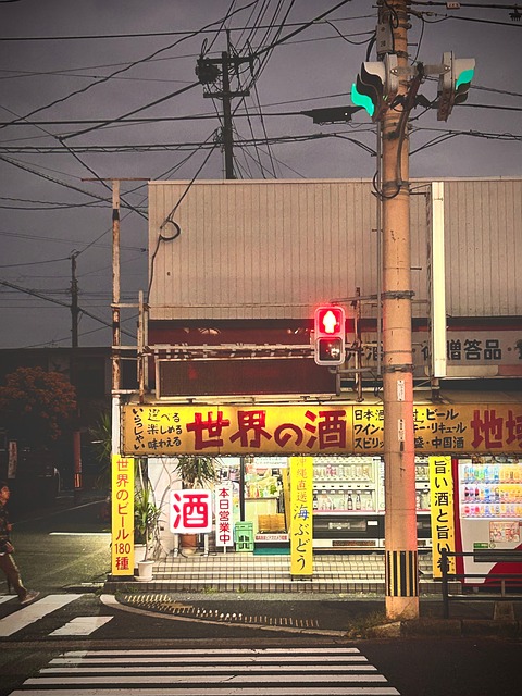 Japan, Fukuoka, Nat, Gade, Night View